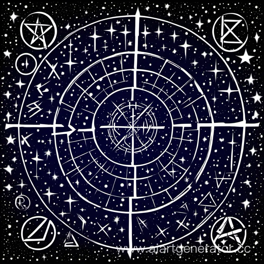 Celestial-Runes-Illuminated-Amidst-Starry-Cosmos