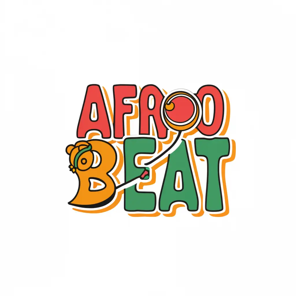 a logo design,with the text "AFRO JO BEAT", main symbol:AFRO SAILOR MOON,Moderate,be used in Entertainment industry,clear background