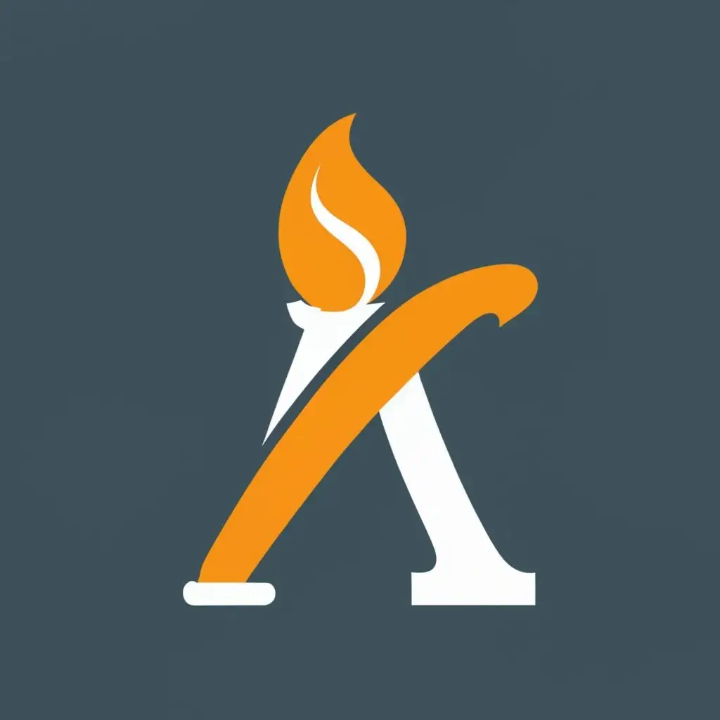 logo, Libertarian Torch, with the text "M", typography, be used in Legal industry