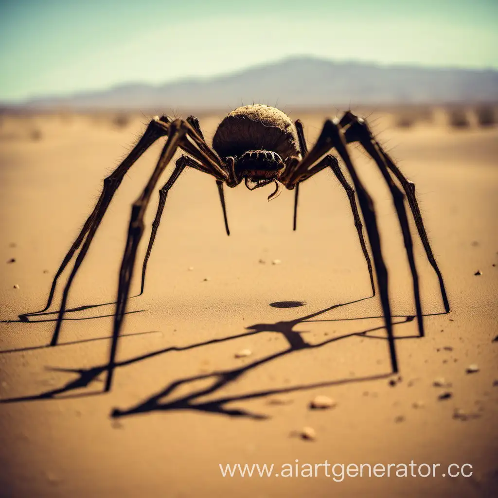 Гигантские летающие пауки в пустыне