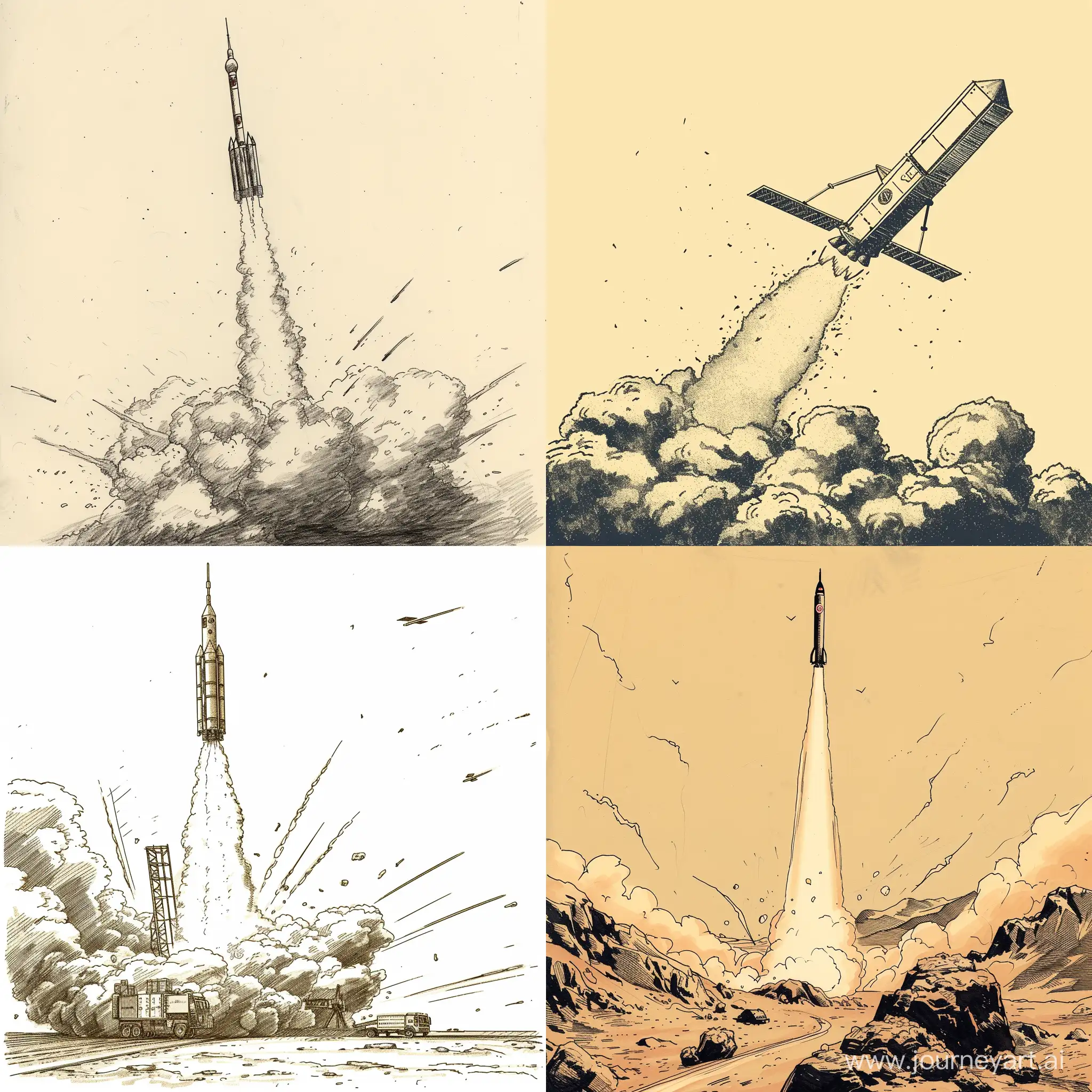Iranian-Satellite-Launch-Striking-Image-of-Space-Exploration
