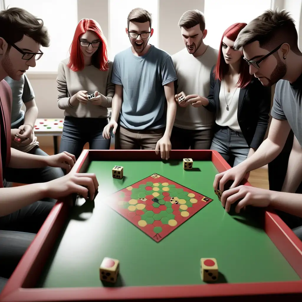 people playing a game 