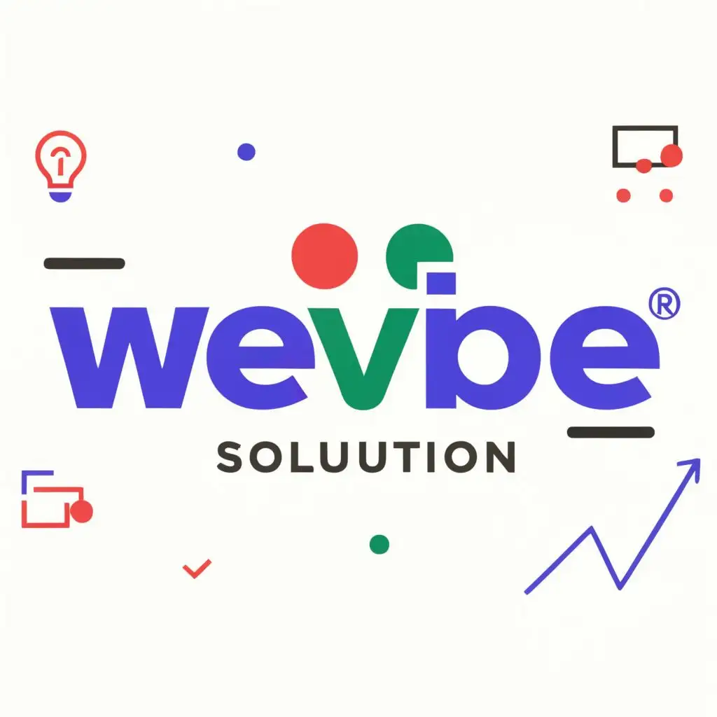 logo, Website development, Technology, with the text "WebVibe Solution", typography, be used in Technology industry
