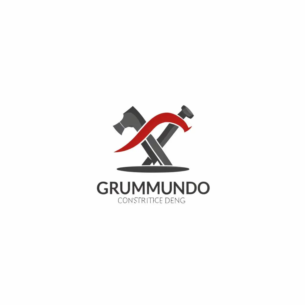 LOGO-Design-For-GRUPO-REYMUNDO-Bold-Text-with-Symbol-of-Competitive-Pricing-for-Construction-Industry