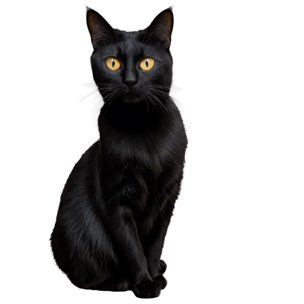 Mesmerizing-Black-Cat-PNG-Image-Enhance-Your-Designs-with-HighQuality-Graphics