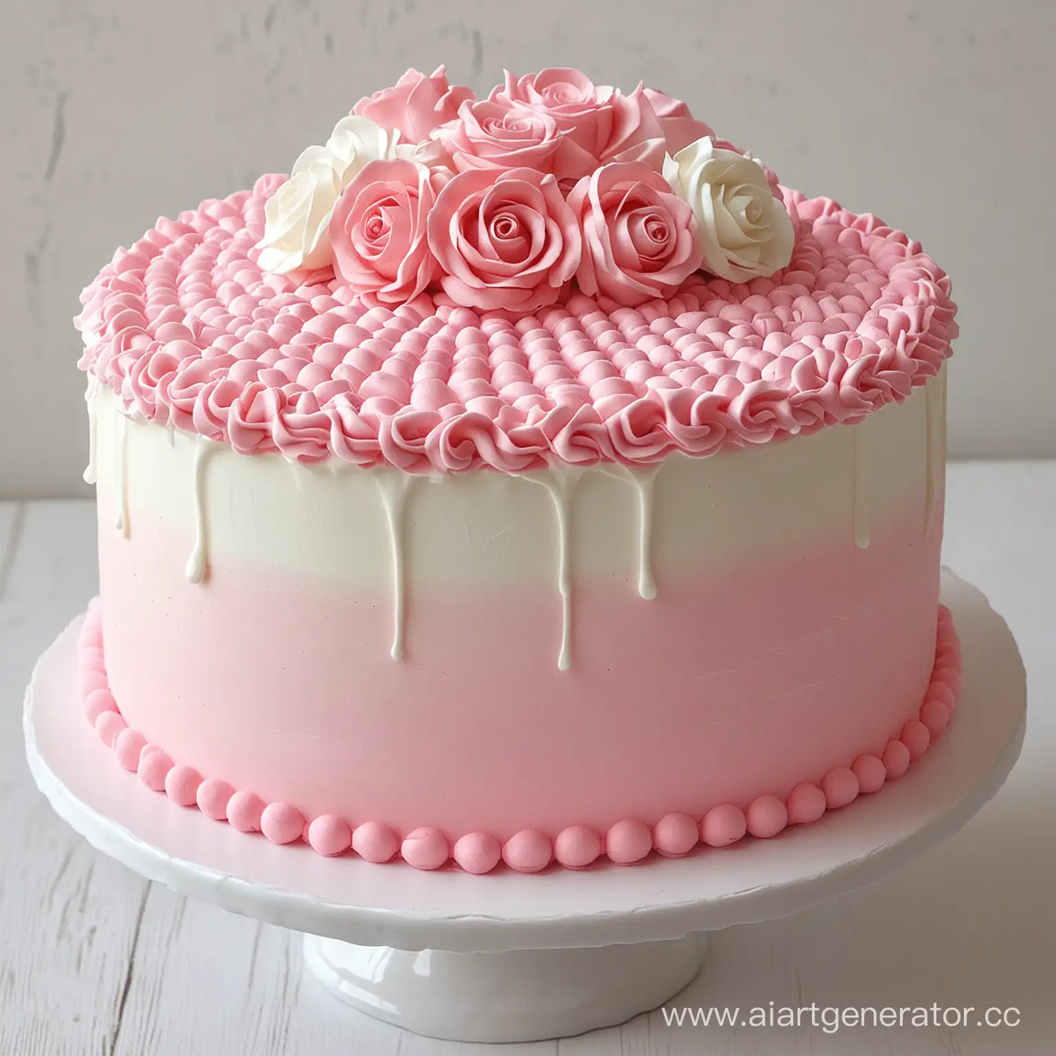 Cake pink or white