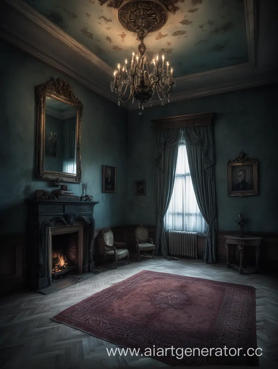 Eerie-Abandoned-Room-with-Haunting-Atmosphere