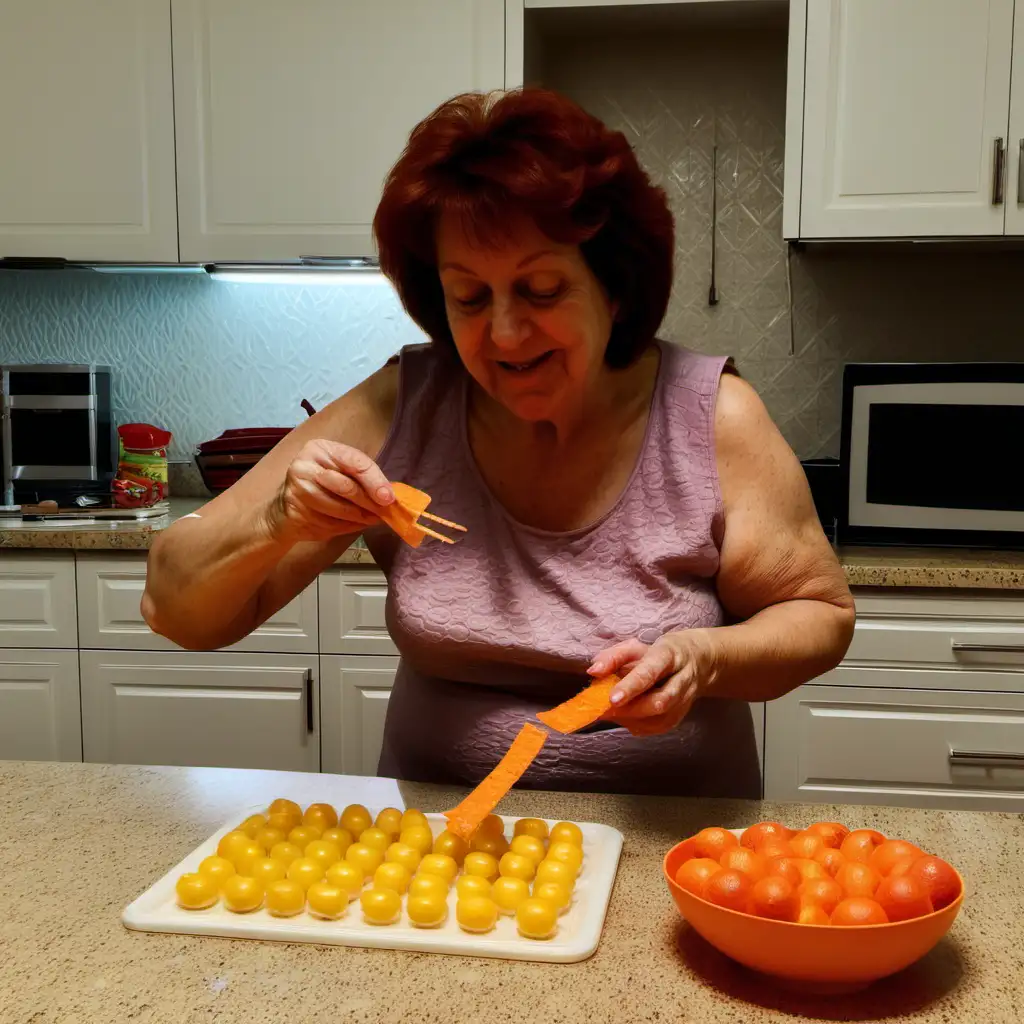 Joyful Mom Playing with Food Creative Culinary Delight