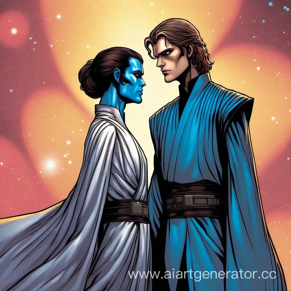 Thrawn and anakin Skywalker In love