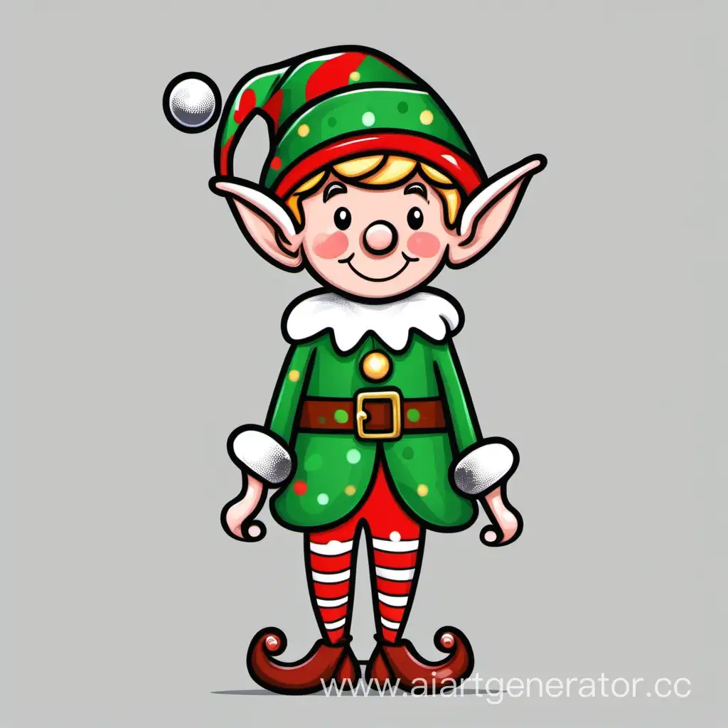 Enchanting-Christmas-Elf-Spreading-Joy-with-Festive-Cheer