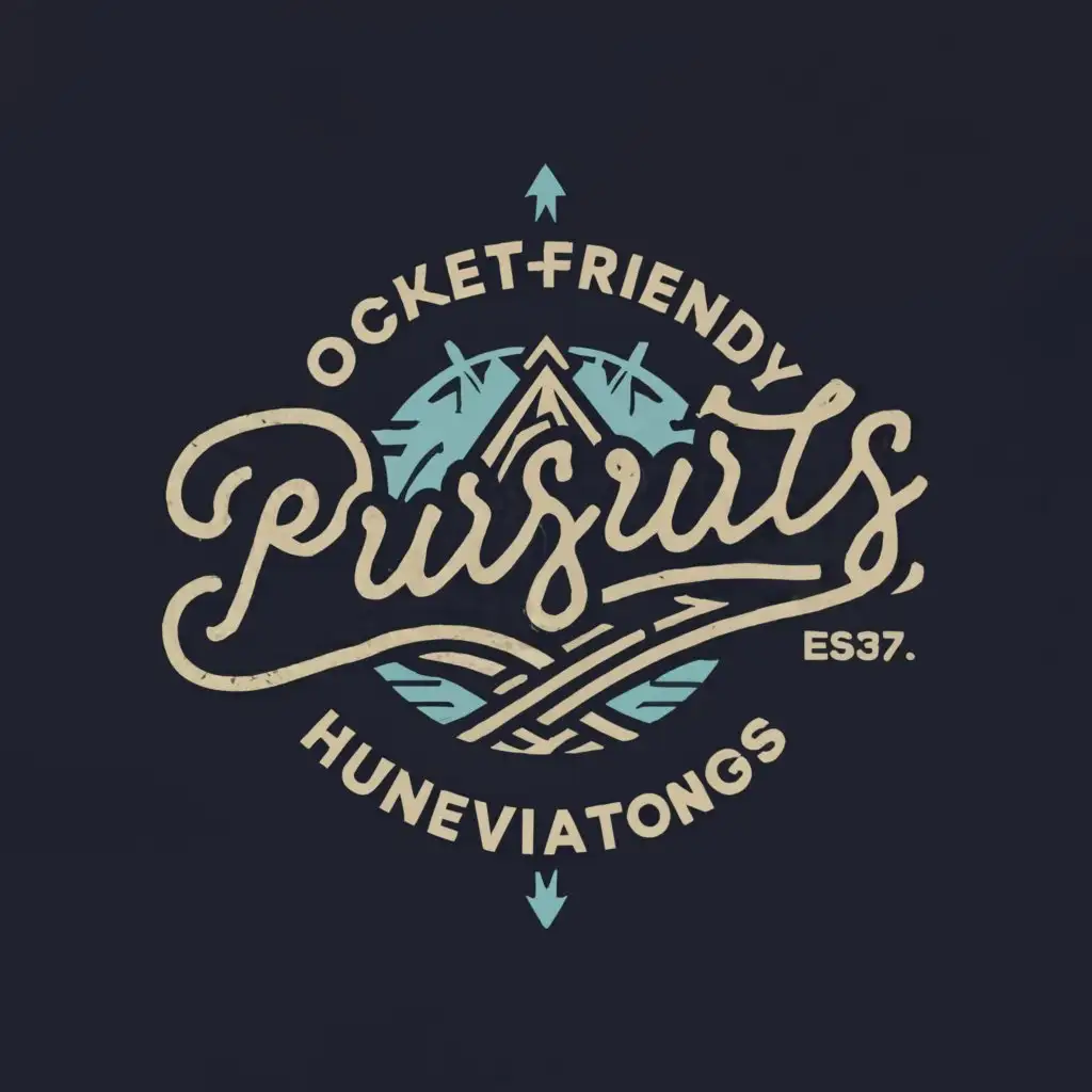 LOGO-Design-For-PocketFriendly-Pursuits-Travel-Navigation-Symbol-in-Moderate-Style