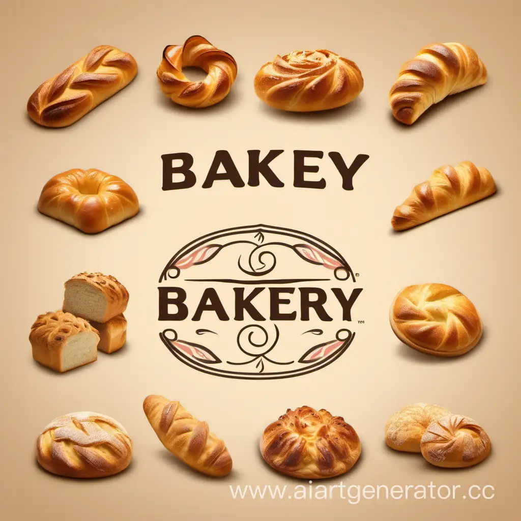 The logo for the bakery should reflect the comfort, warmth and aroma of fresh pastries. We recommend the following description for the logo:  1. Colors: Use delicate and warm shades such as cream, brown, pastel pink and golden colors. These colors are associated with the natural warmth and taste of homemade pastries.  2. Elements: Include an image of a lace pattern, a wooden spoon, bread, ears or grains to emphasize traditional baking methods and the naturalness of the composition of the products.  3. Font: Use a clear, easy-to-read font that conveys coziness and comfort. A font with elegant or beautifully curved elements can emphasize manual cooking and warmth.   4. Symbols: Consider using symbols, such as a plus size loaf, a twisted curl, a house, or cooking tools to enhance associations with the baking process.  5. Feeling: The logo should evoke a sense of coziness, tradition and home warmth, which will help attract customers and create associations with delicious and high-quality products.  As a result, the ideal bakery logo will be emotionally connected with the bakery's products, conveying an atmosphere of comfort, warmth and tradition, which will help attract the views of customers and create a recognizable brand.