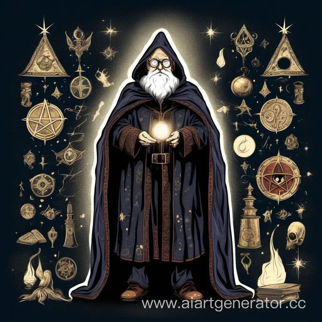 Elderly-Wizard-Concealing-Mystical-Relics-with-Enchanted-Cloak