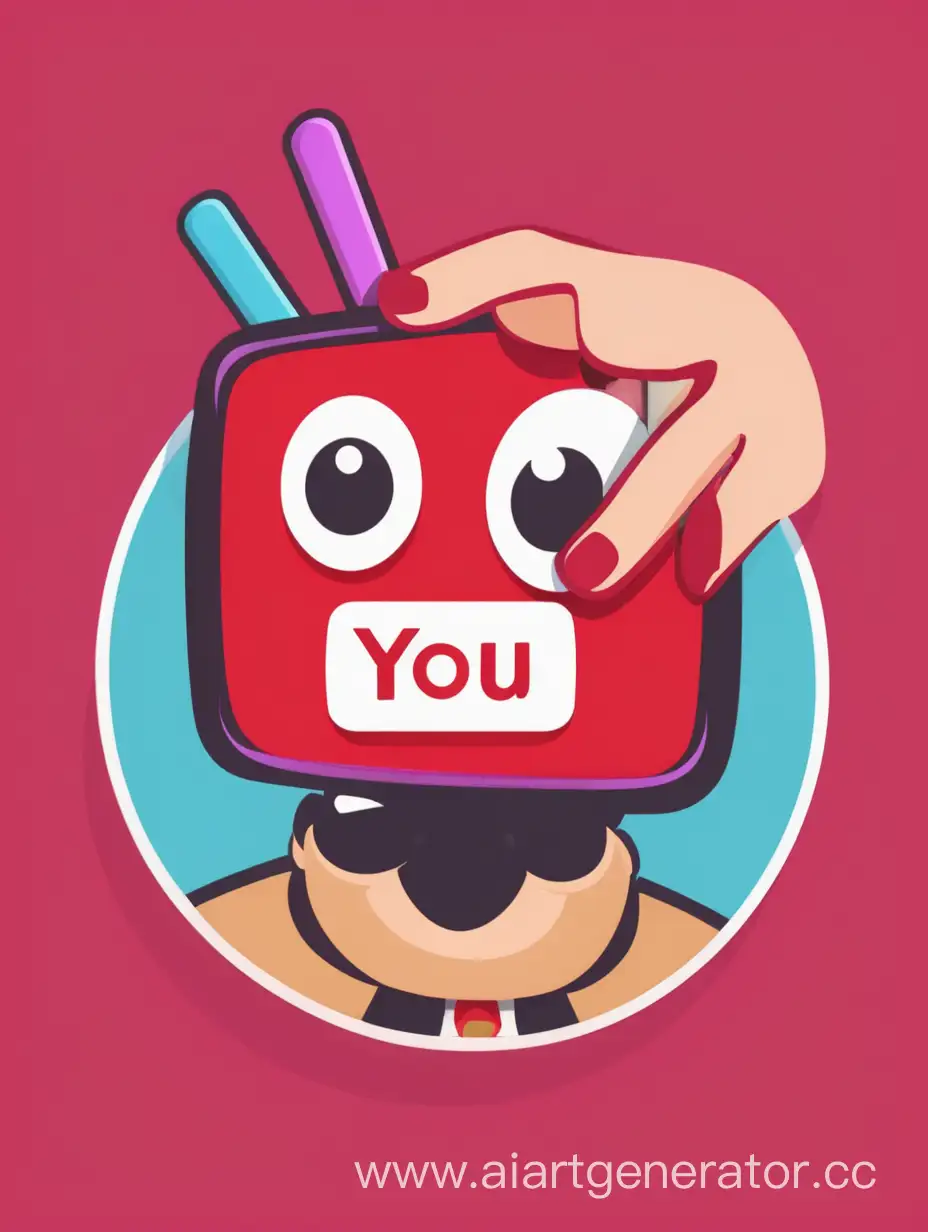 Quick-Short-Funny-YouTube-Canal-Logo-Playful-Design-for-Instant-Laughter