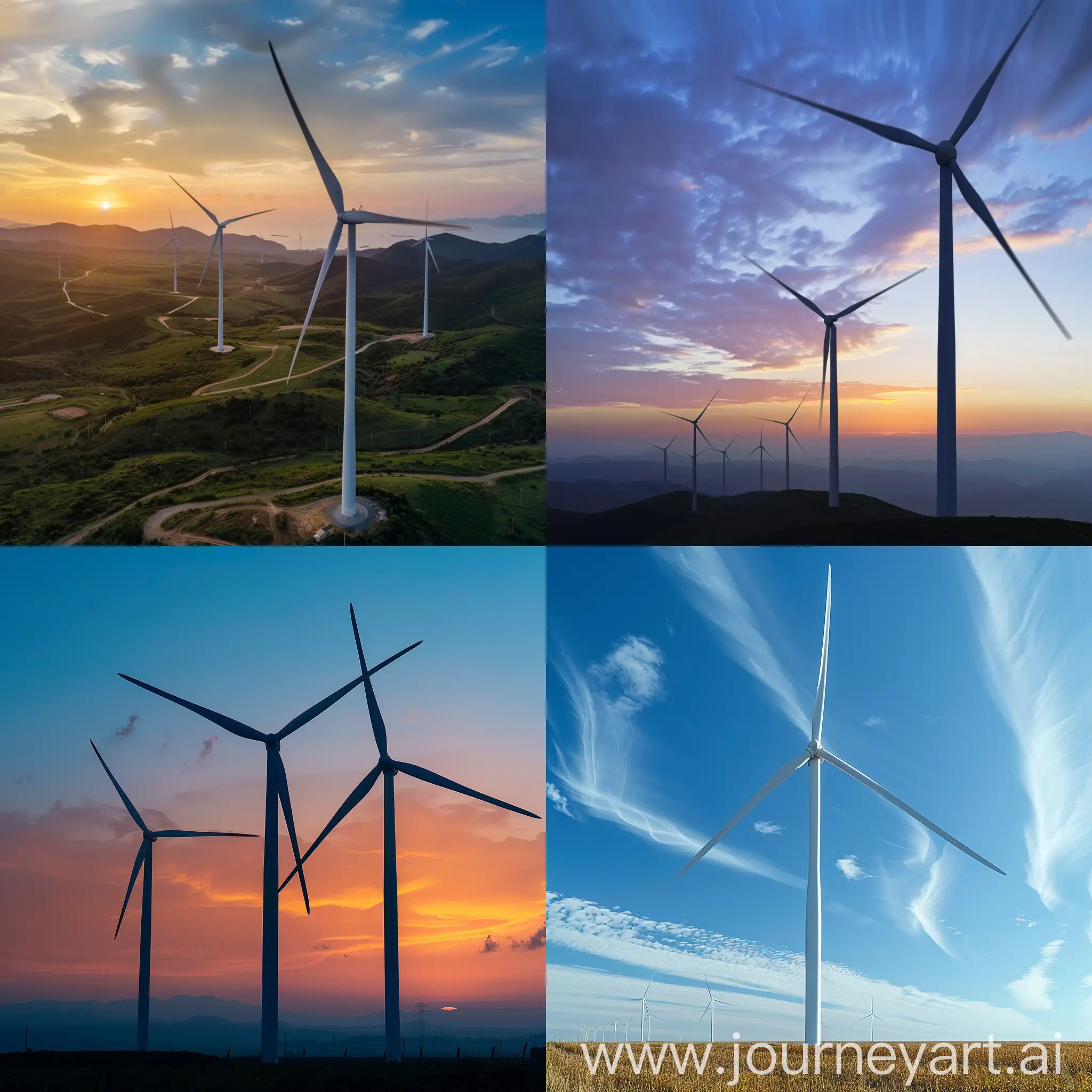Expansive-Wind-Turbines-Generating-Renewable-Energy