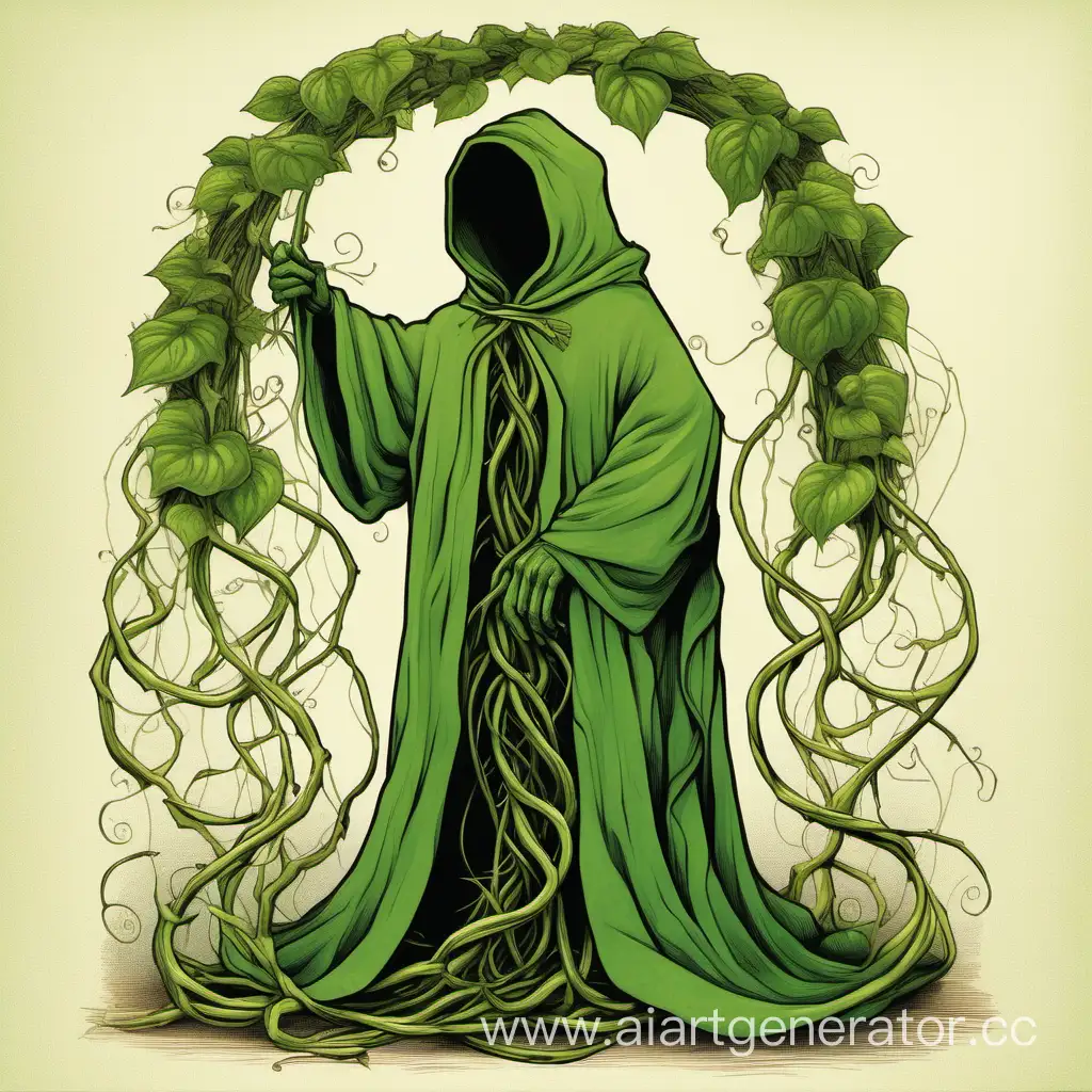 Enigmatic-Anthropomorphic-Plant-Enveloped-in-Verdant-Cloak-and-Entwined-Vines