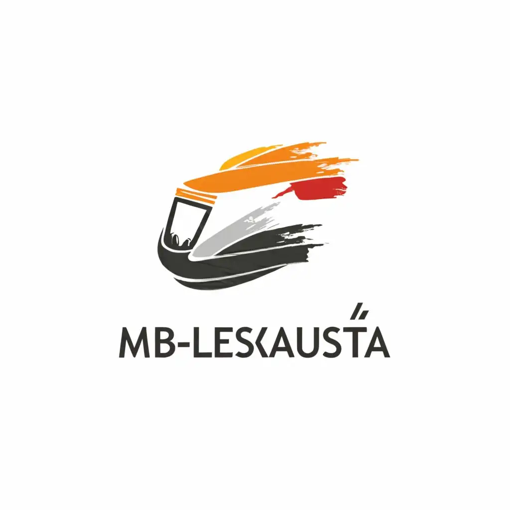 a logo design,with the text "MB "Leskausta"", main symbol:Create a logo for company MB "Leskausta" work with: Painting; Colors; Interior; Artwork; Palette; Design; Primed; Smooth surface; Plaster leveling; Wall preparation; Pre-painting finish,Moderate,be used in Construction industry,clear background