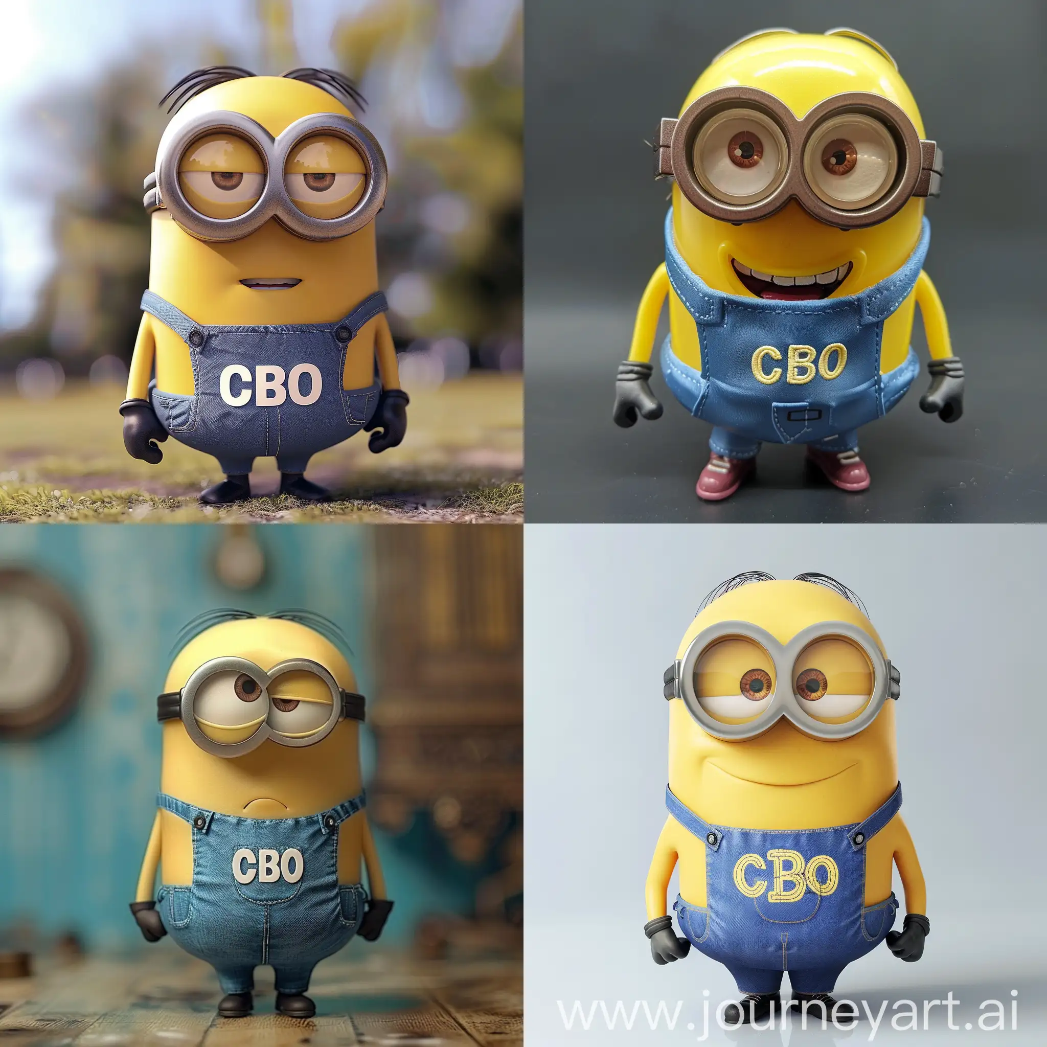 Playful-Minion-Character-with-CBO-Tshirt