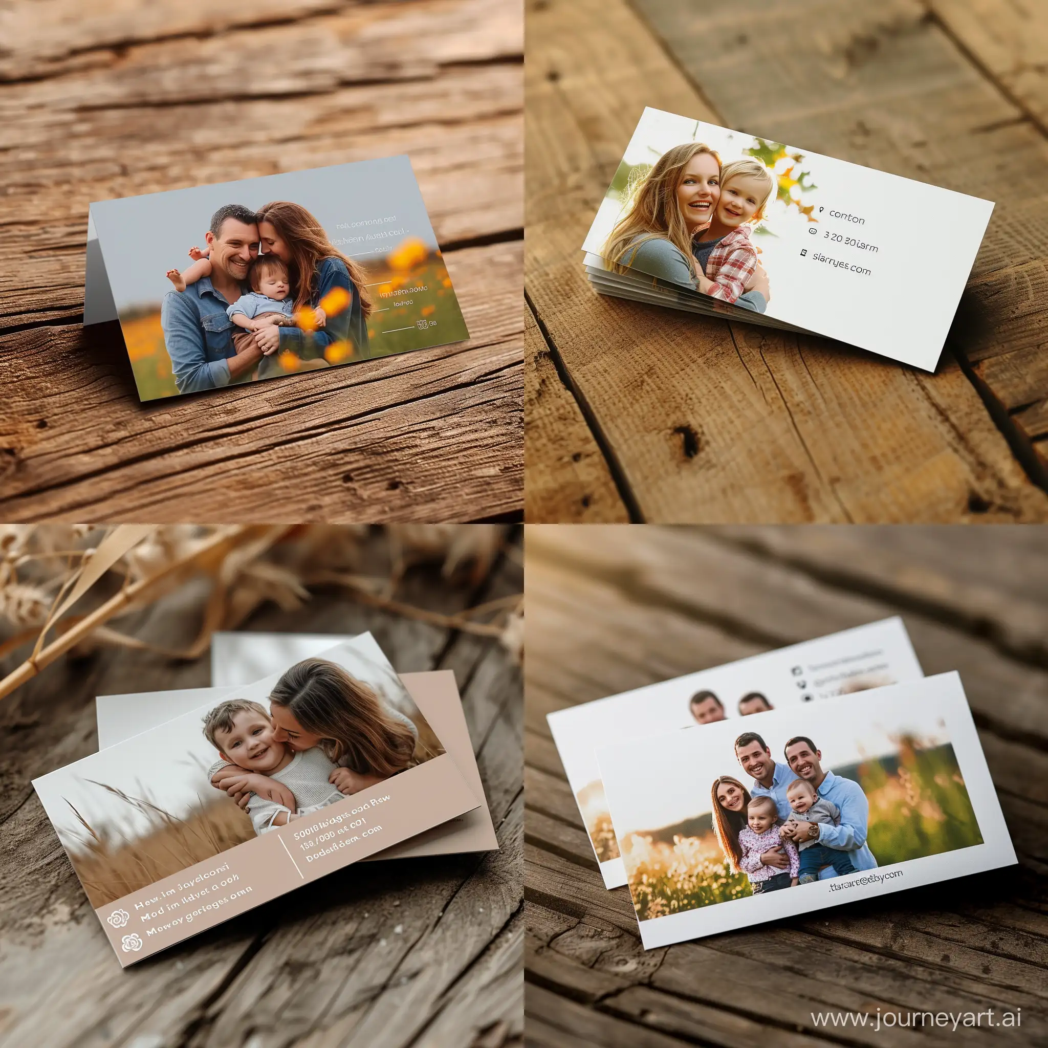 Capturing-Cherished-Moments-Professional-Family-Photographer-Business-Card