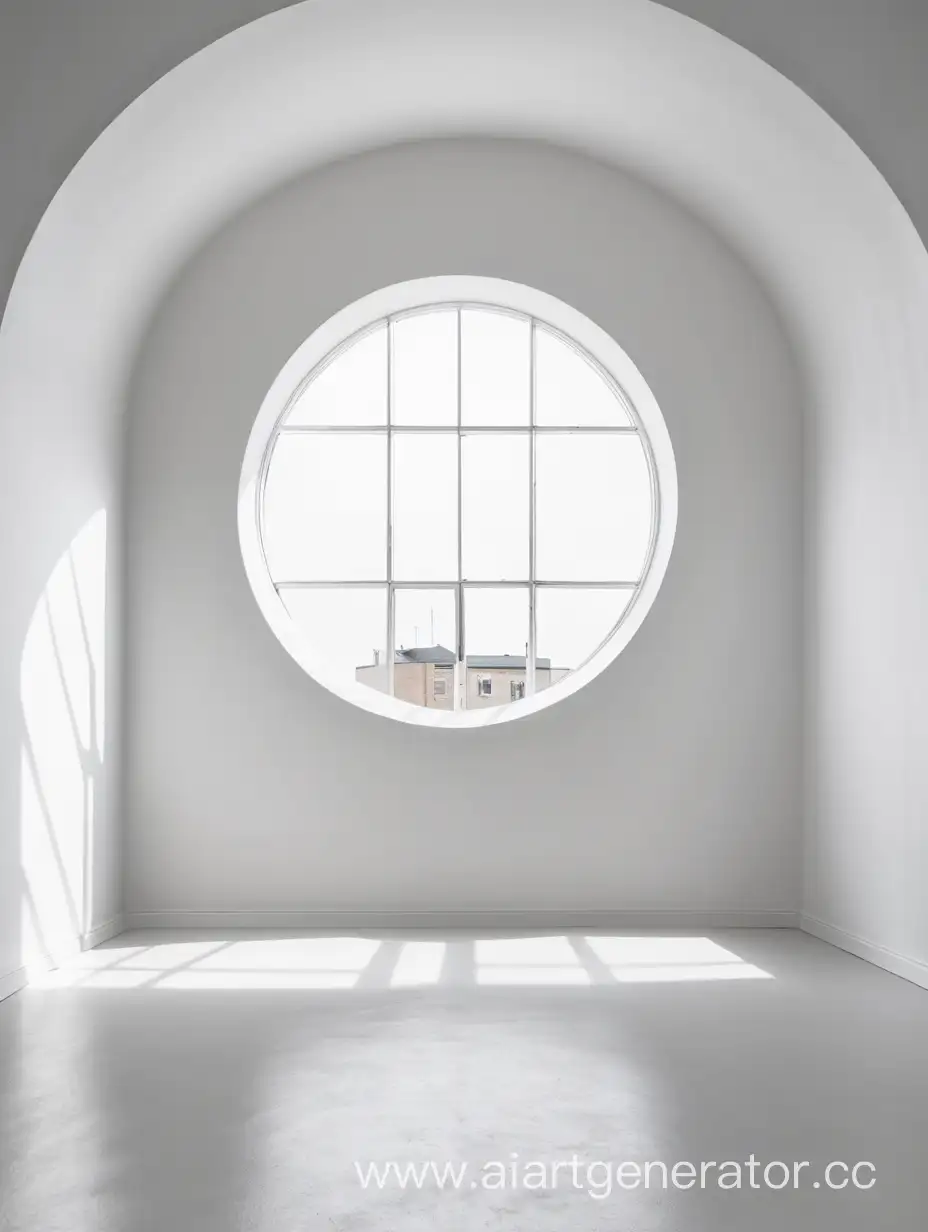 Contemporary-Minimalist-Room-with-Expansive-Circular-Window