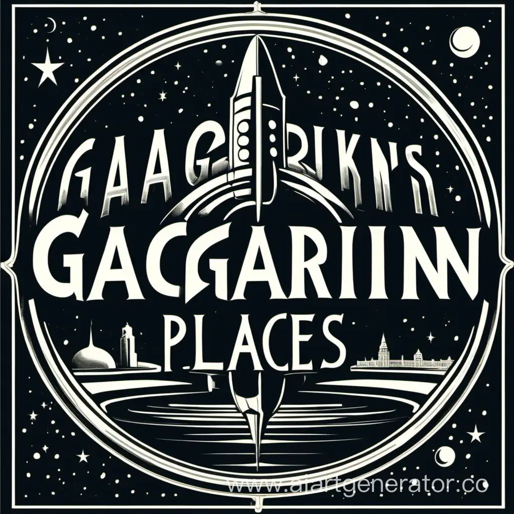 Логотип на тему тур по Гагаринским местам