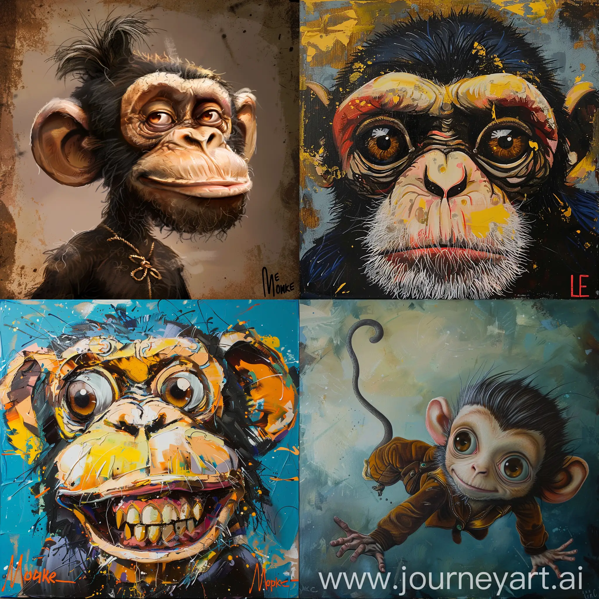 Playful-Le-Monke-Monkey-Portrait