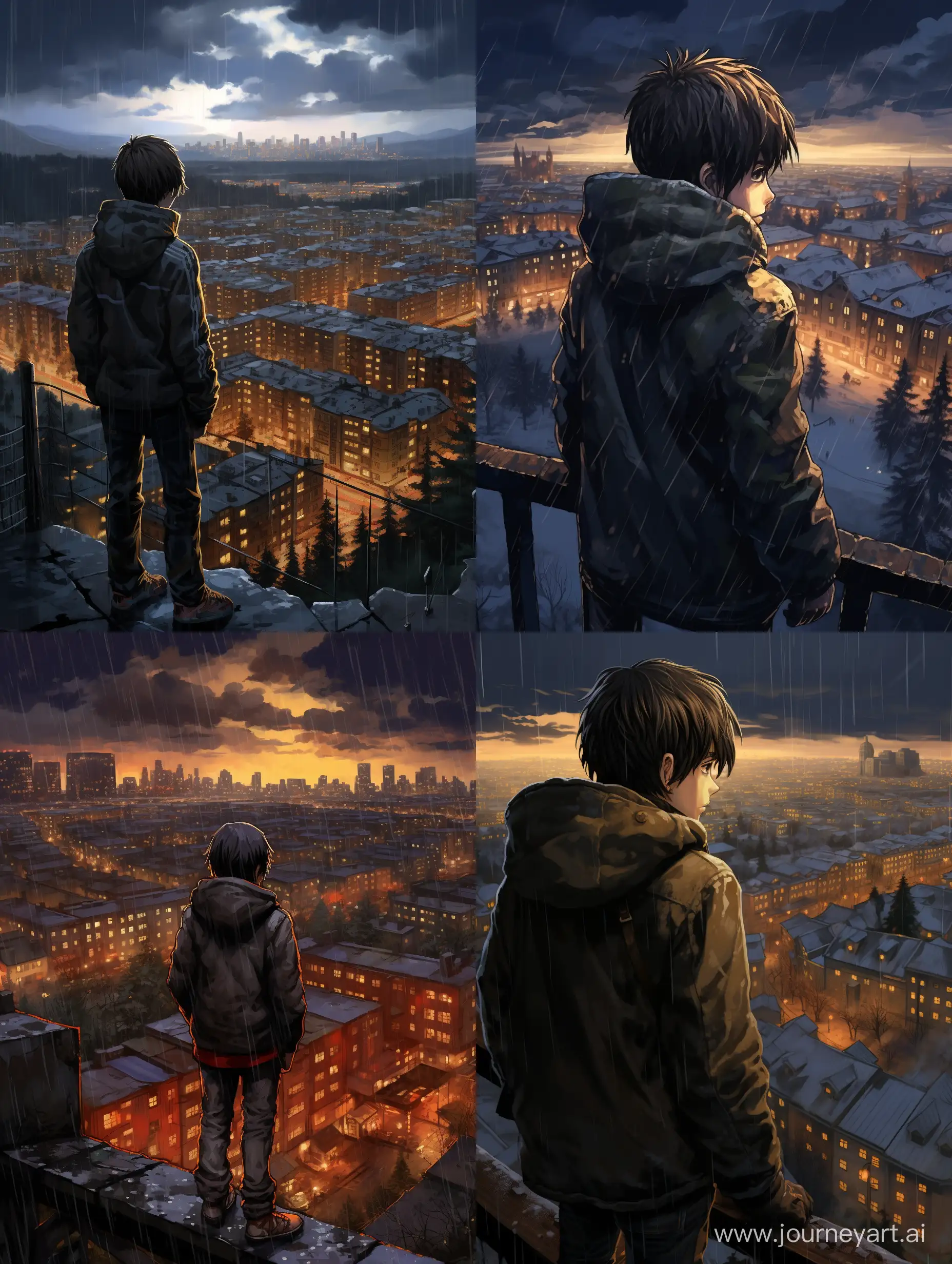 Anime-Boy-in-Sovietstyle-Urban-Gloom