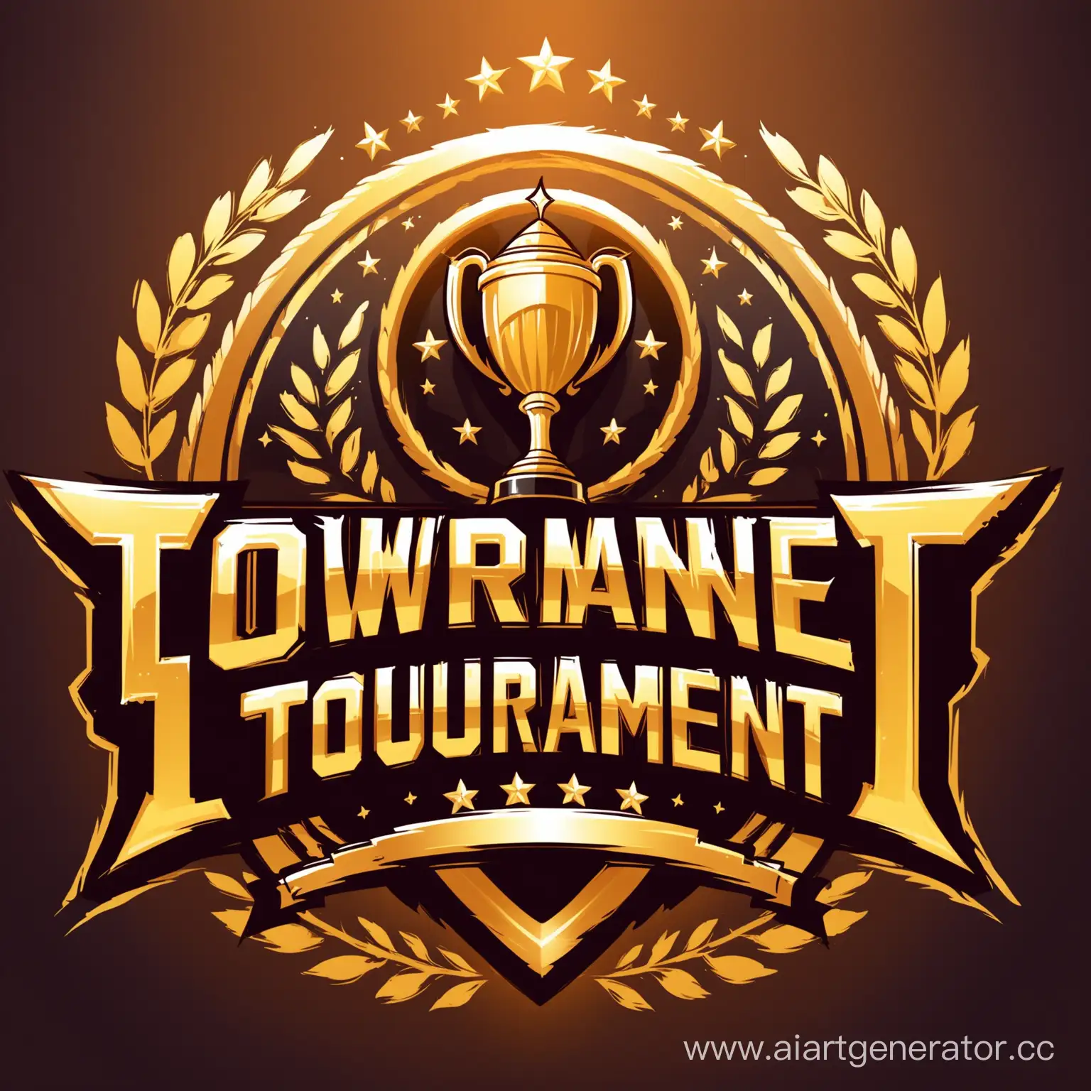 Нарисуй логотип для турнира с 
надписью Low Rank Tournament