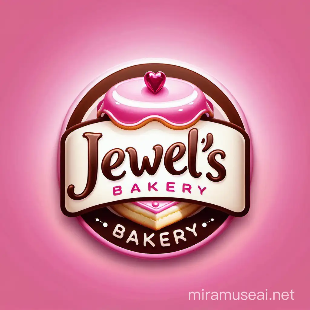 Colorful Jeweled Pastries in Bakery Logo Design