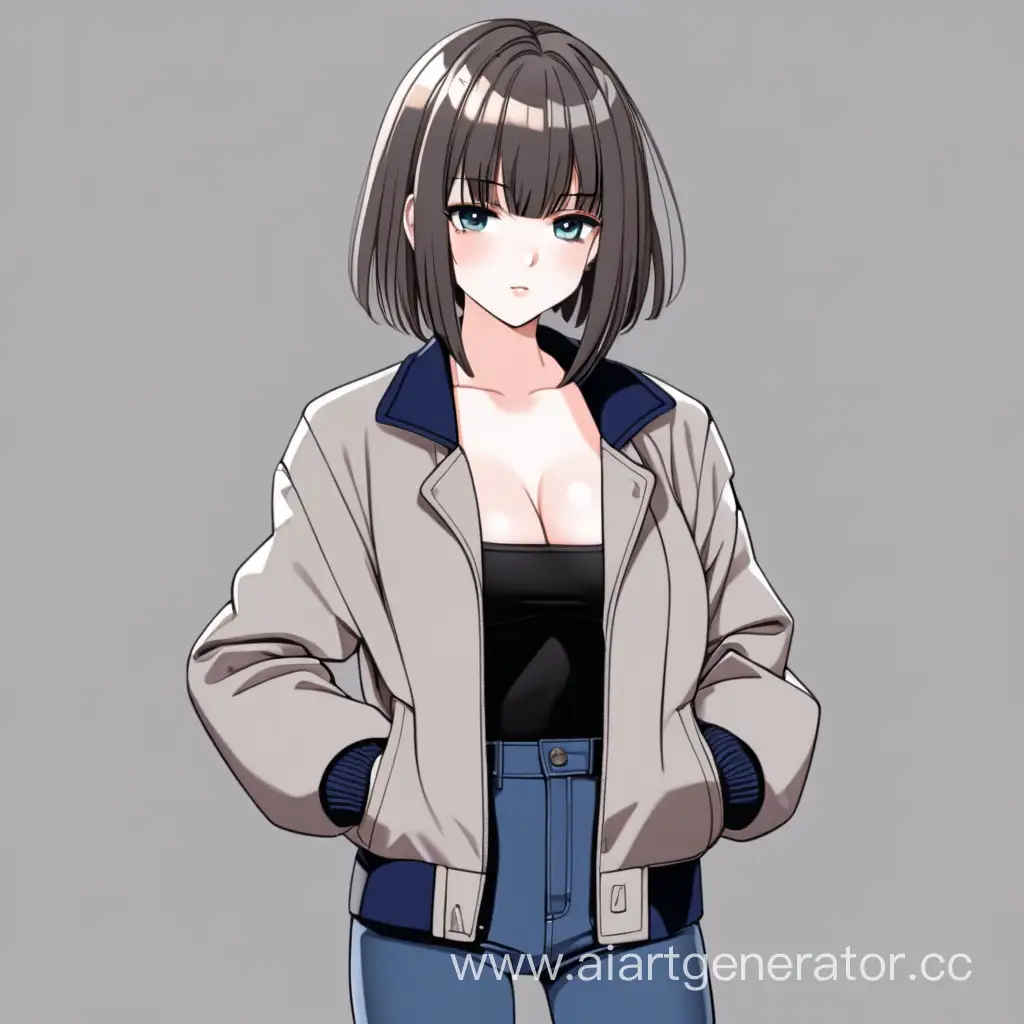Stylish-Anime-Girl-with-Bob-Haircut-Flaunting-Trendy-Jacket