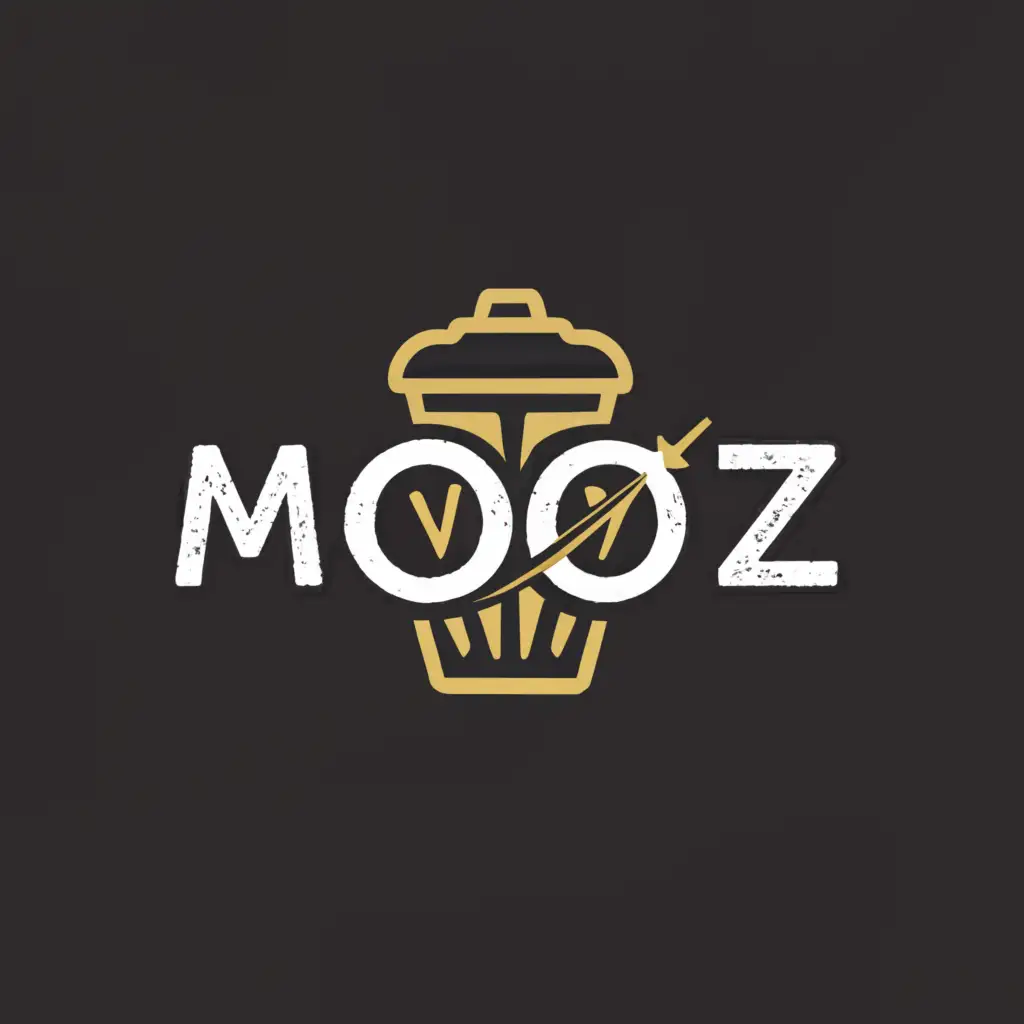 a logo design,with the text "Mooz", main symbol:cup,Moderate,be used in Restaurant industry,clear background
