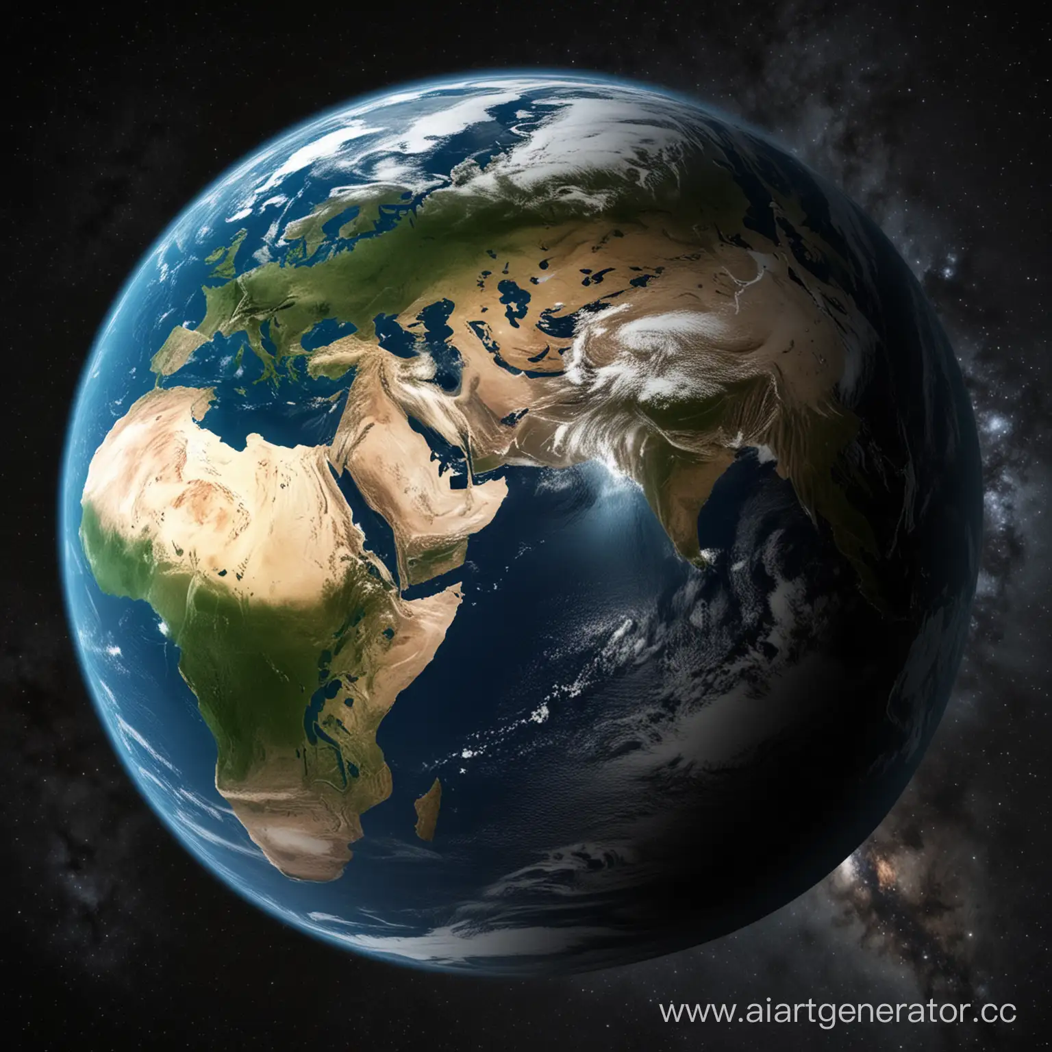 Realistic-Model-of-Earth-from-Space-Detailed-3D-Rendering-of-Planet-Earth-in-Space