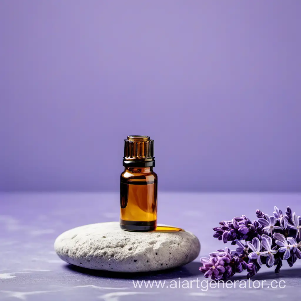 LavenderInfused-Serenity-Stone-Podium-Display-of-Essential-Oil