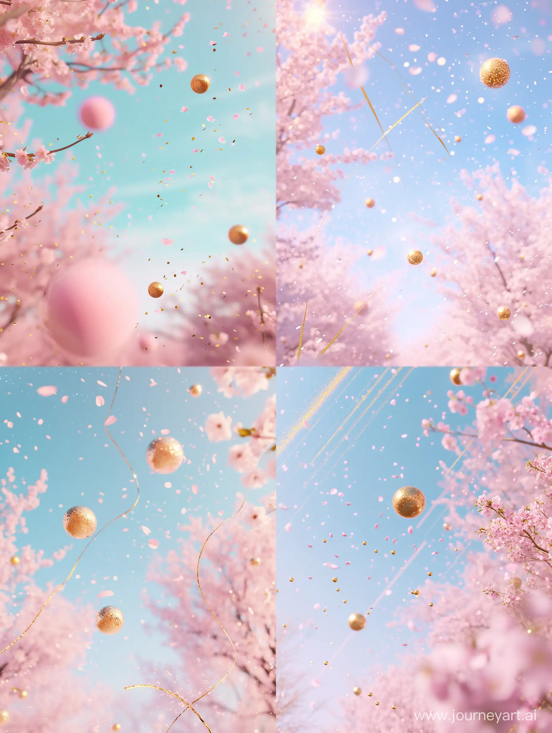 Enchanting-Sakura-Blossoms-in-a-Tender-Pink-Celestial-Space