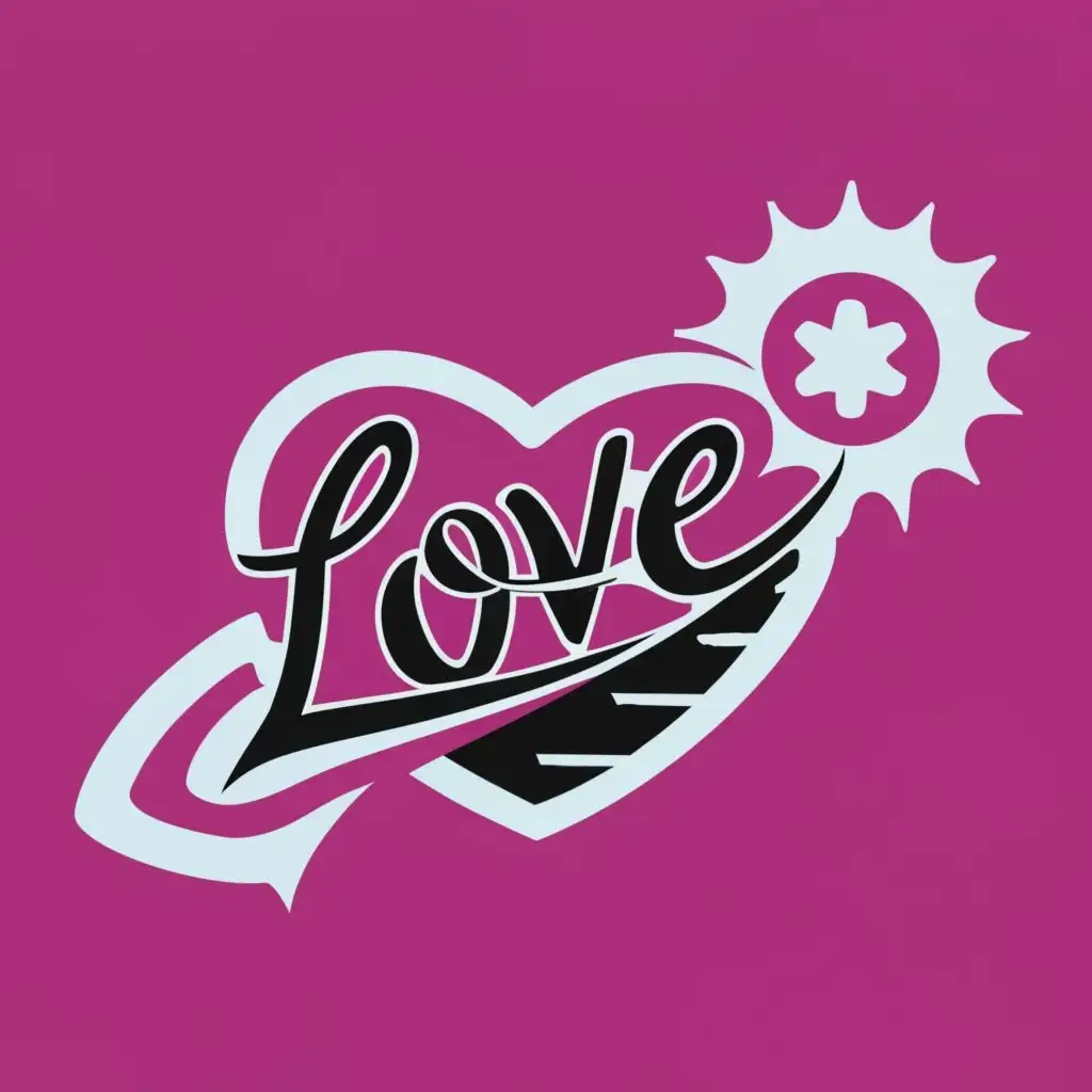 logo, Love, with the text "Love", typography, be used in Automotive industry