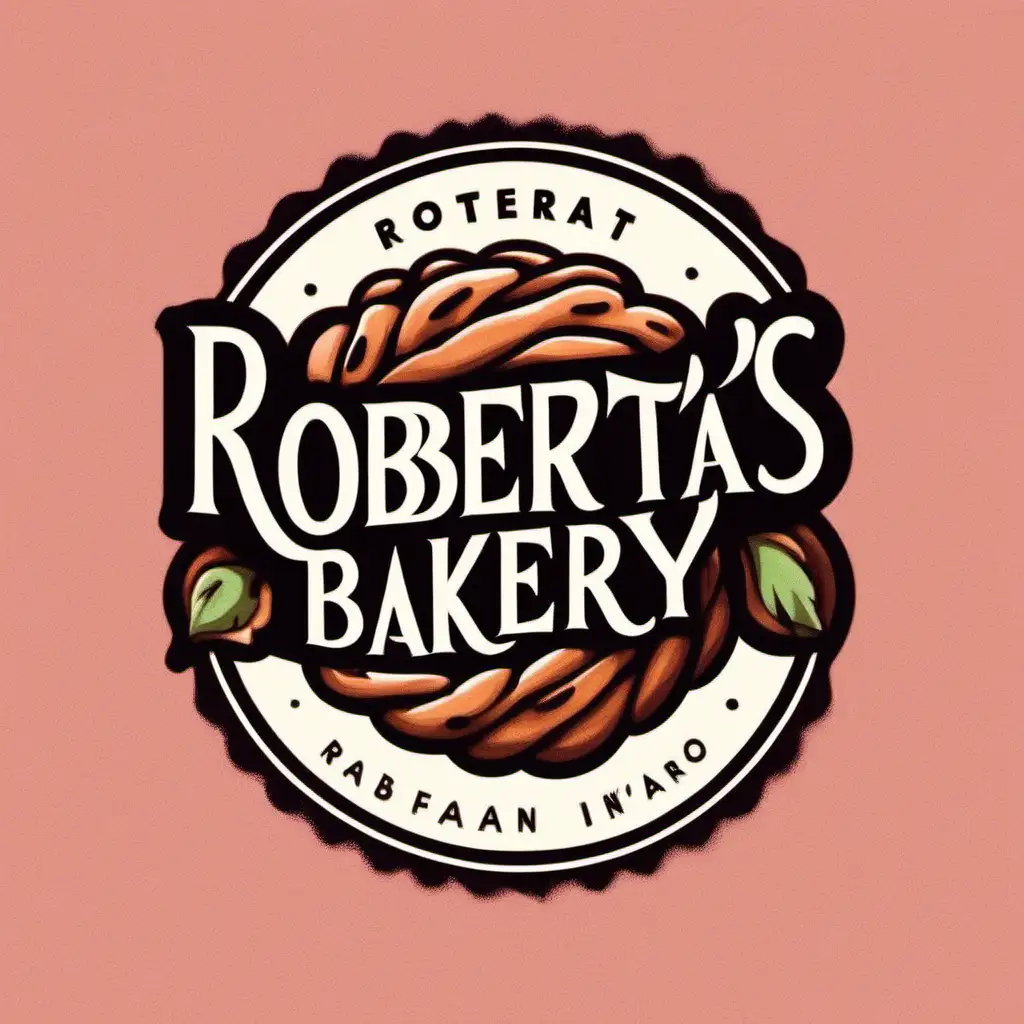 Artistic Logo Design for Robertas Bakery Wholesome Delights and Culinary Elegance