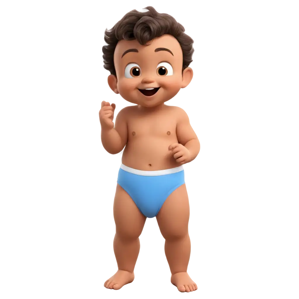 Captivating-Cartoon-Baby-Winking-in-HighQuality-PNG-Format