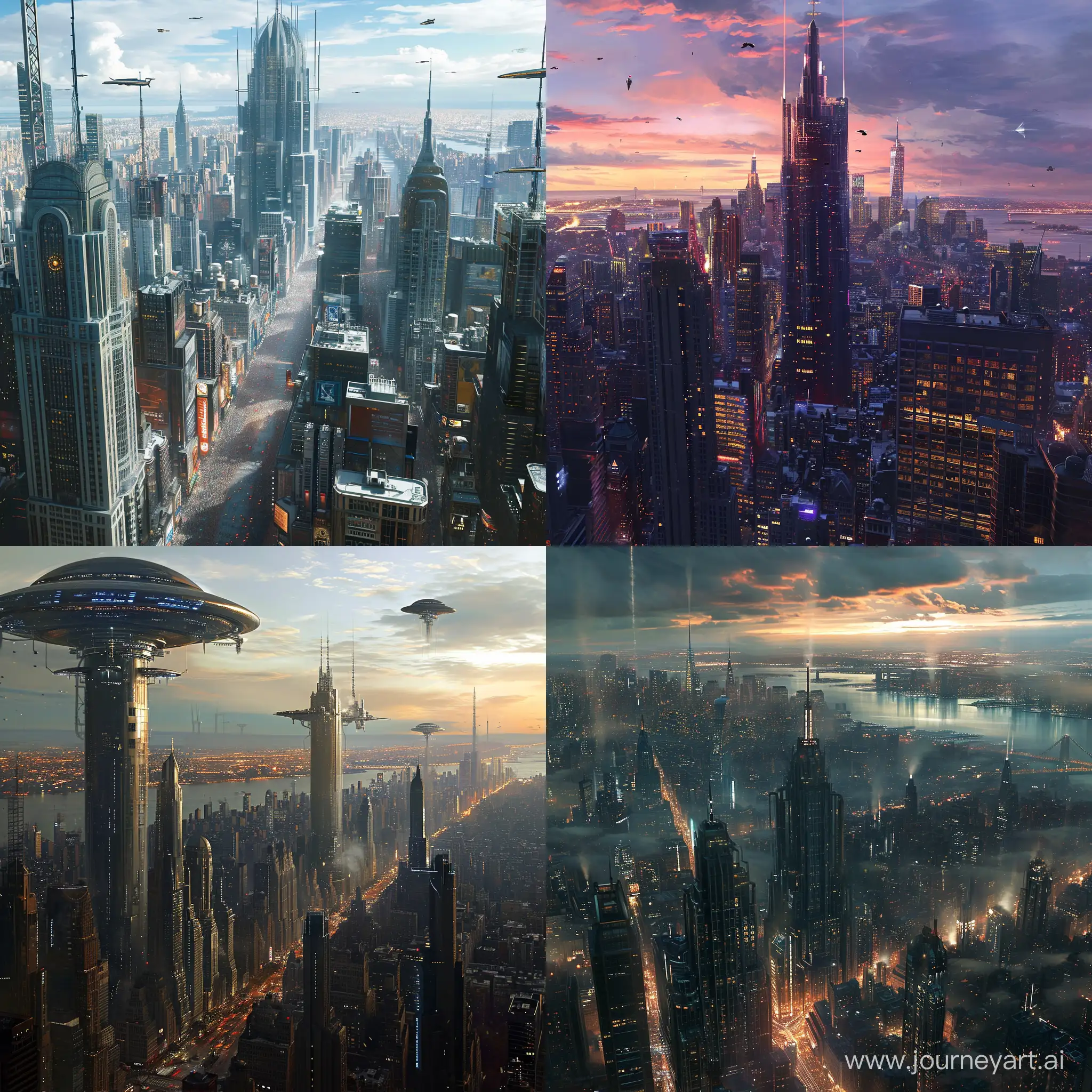 Futuristic-New-York-City-Skyline-in-SciFi-Art