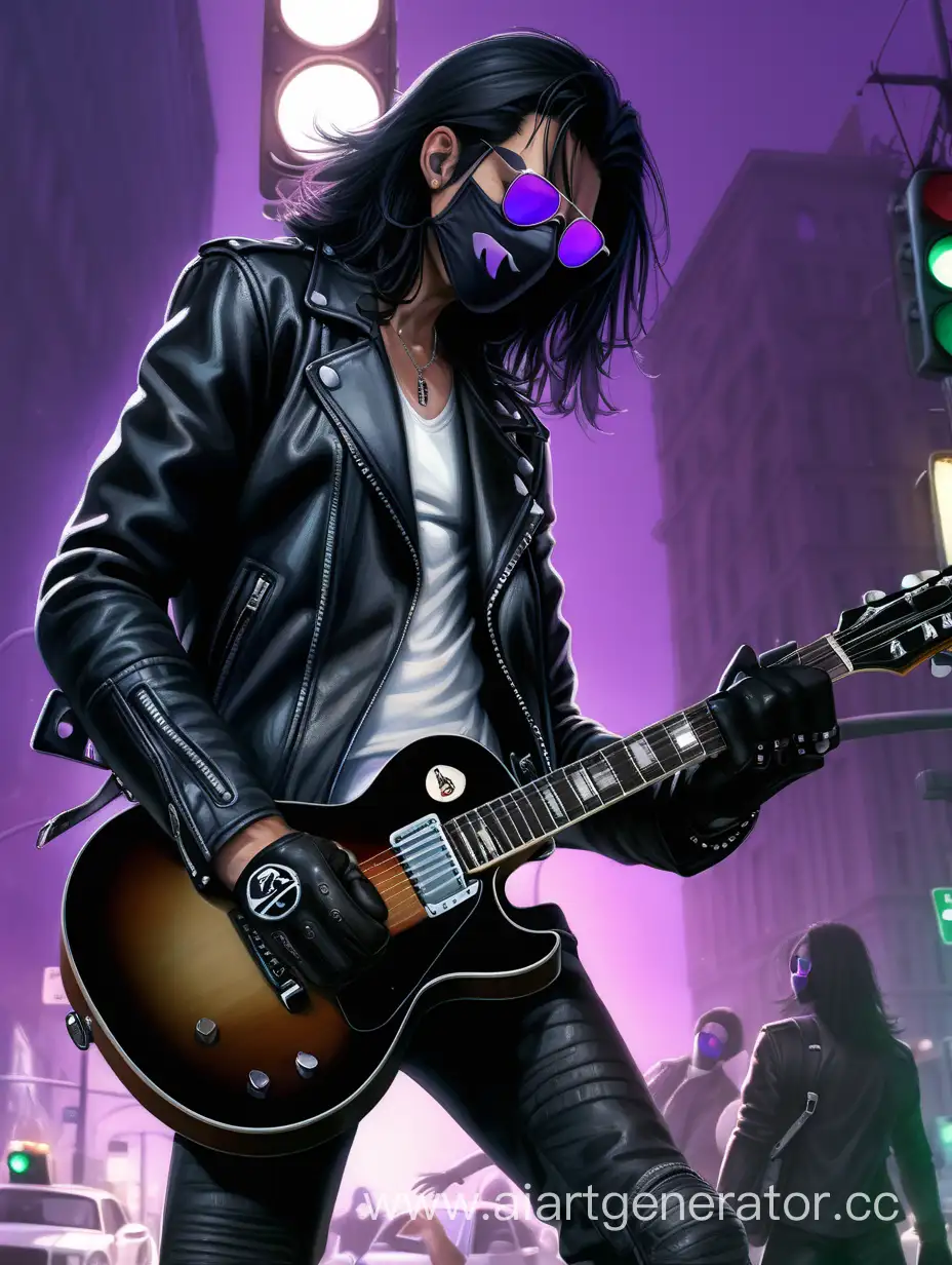 Mysterious-Guitarist-Conjuring-Magical-Attacks-at-Traffic-Light