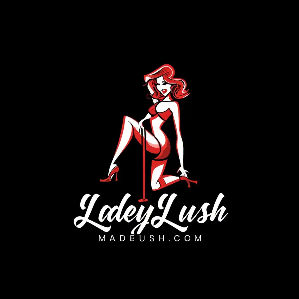 LOGO-Design-For-LadeyLushcom-Seductive-Lady-in-Heels-Dominating-the-Scene