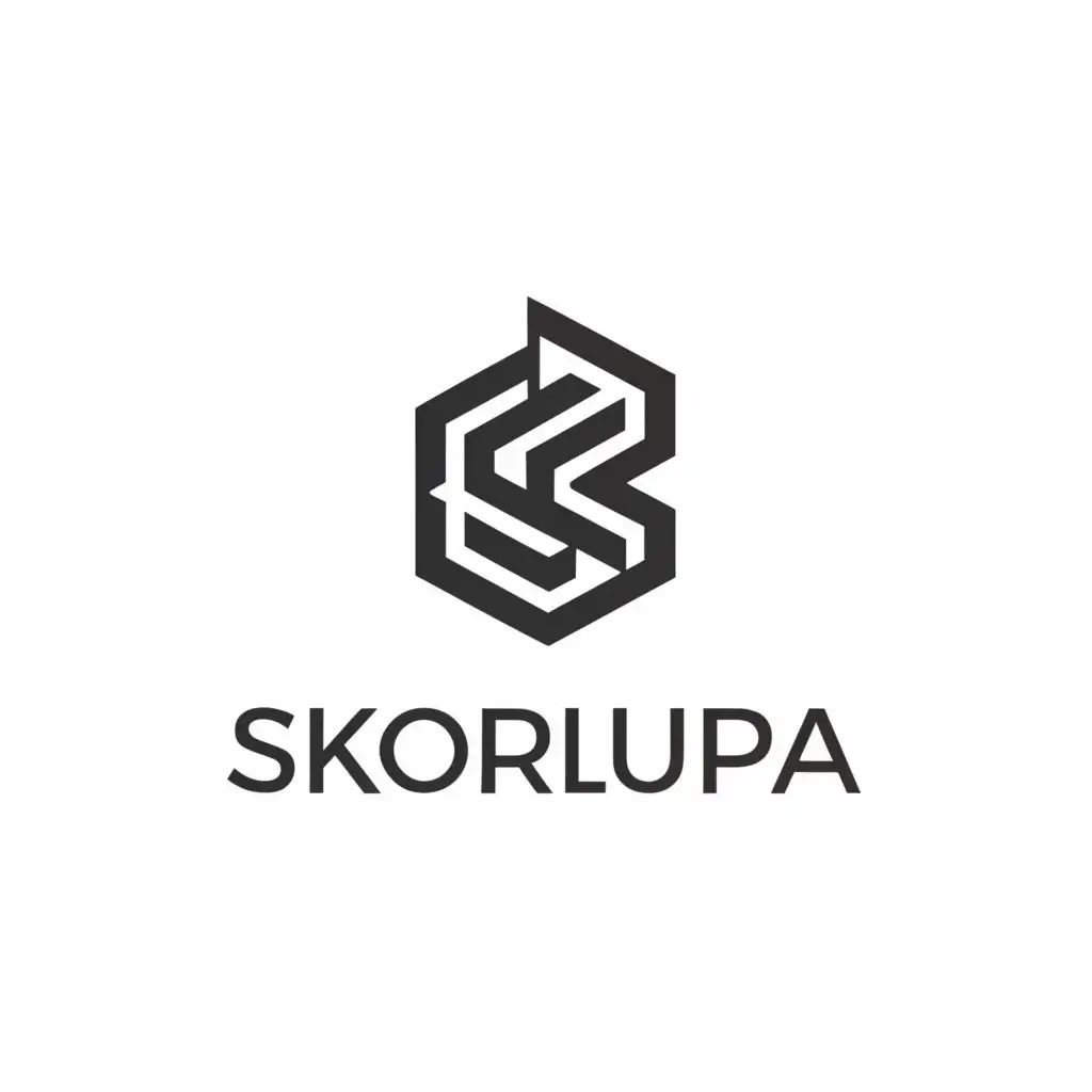 a logo design,with the text "skorupa", main symbol:website,Moderate,be used in Technology industry,clear background