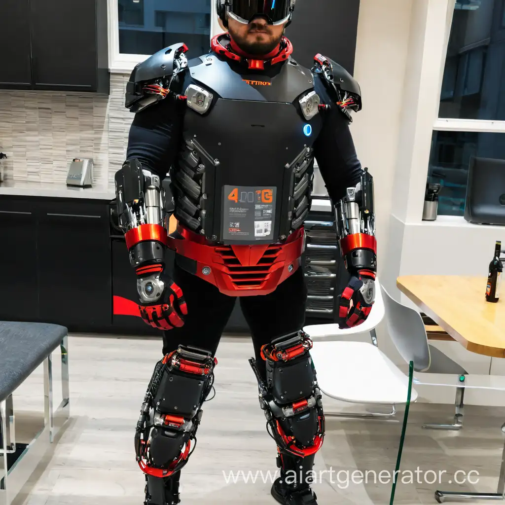 Powerful-Cyborg-Proteintron-in-Restraining-Exoskeleton