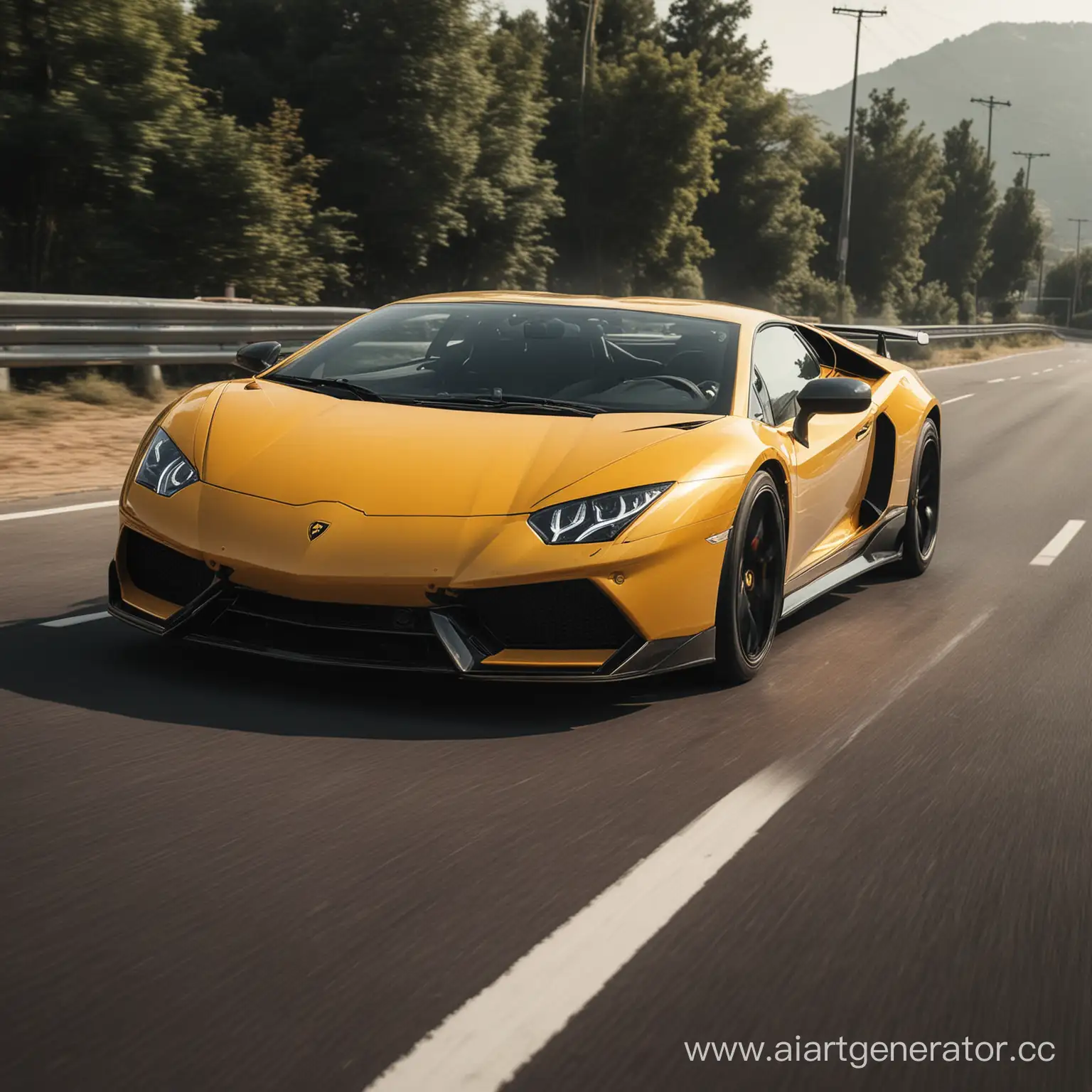 Luxury-Sports-Car-Lamborghini-on-City-Streets