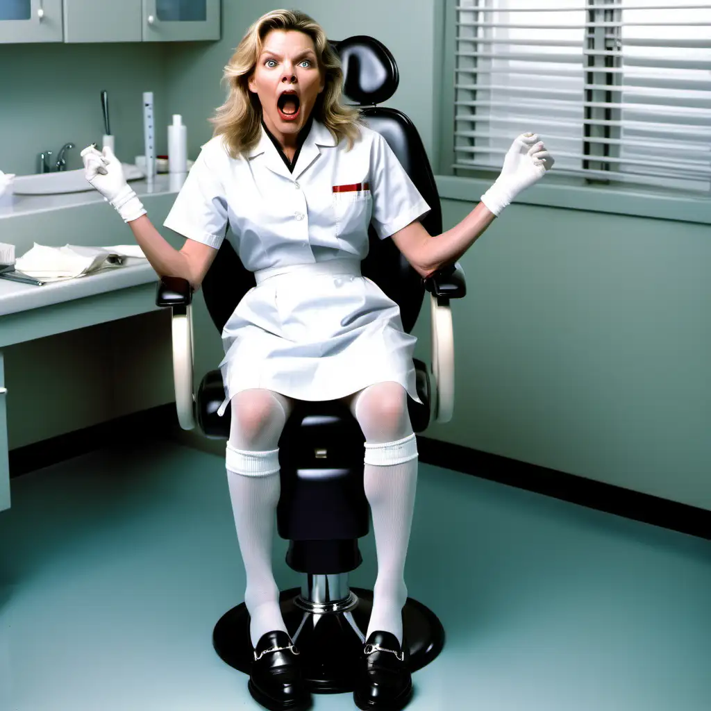 Intense Nurse Uniform Scene Michelle Pfeiffers Dramatic Dentist Chair Moment