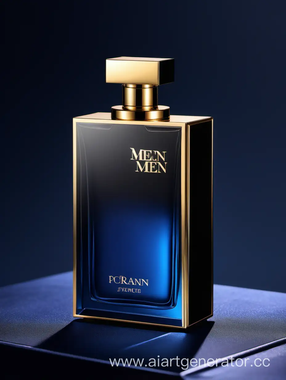 Luxurious-Mens-Perfume-Collection-in-Elegant-Blue-Black-and-Golden-Boxes