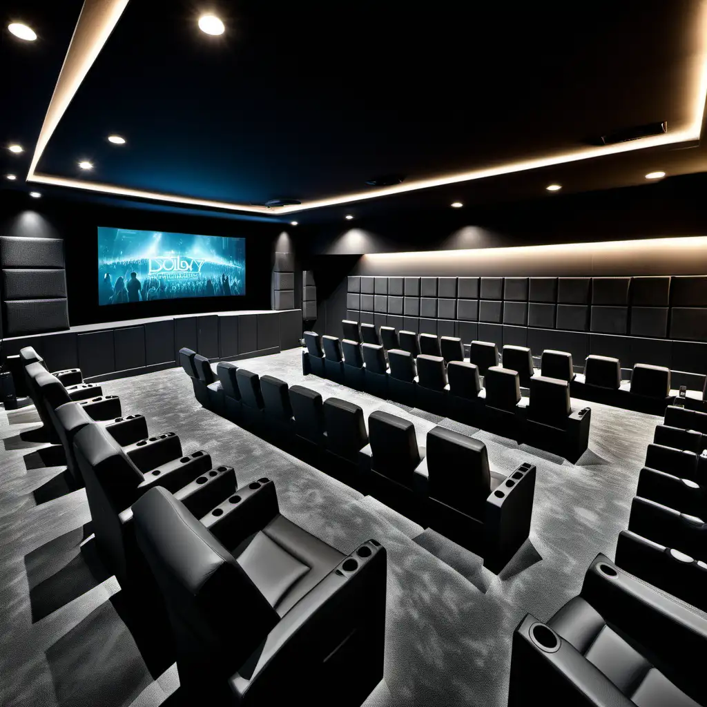 SALA DE SONIDO PARA CINE DOLBY ATMOS ESTILO CINEPOLIS CON MIXER C24