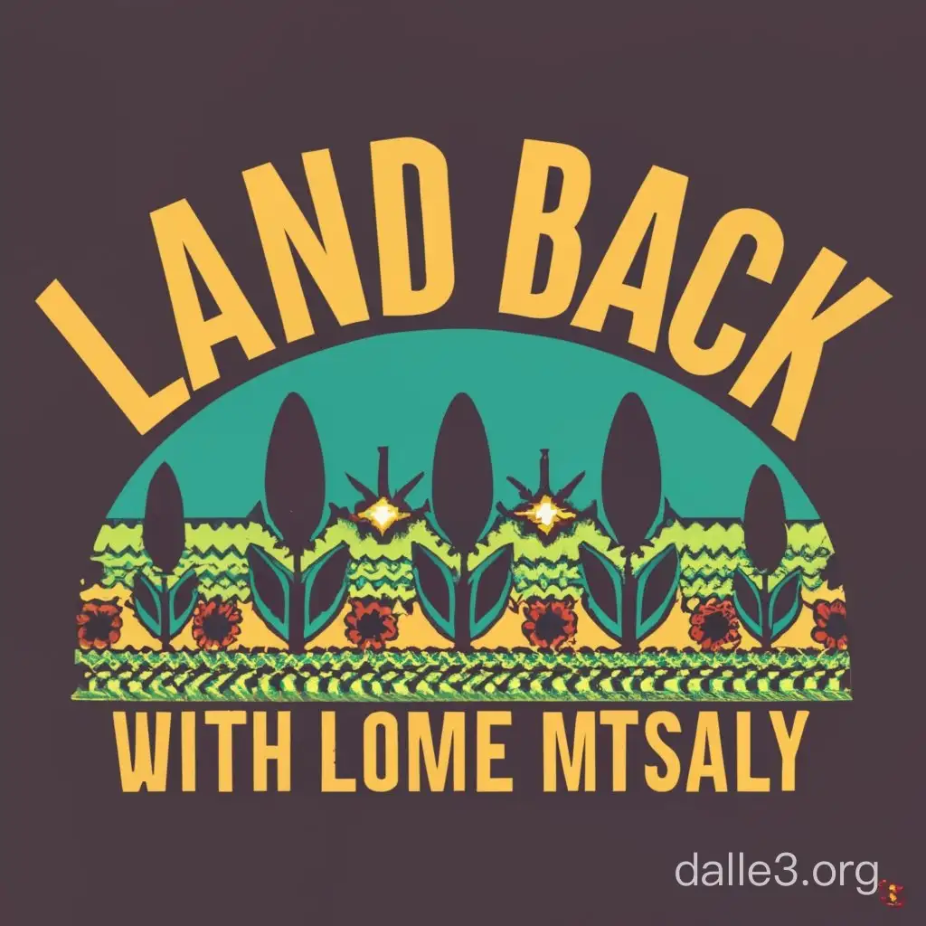 Indigenous Pride Shirt Design Featuring Land Back Message and Native