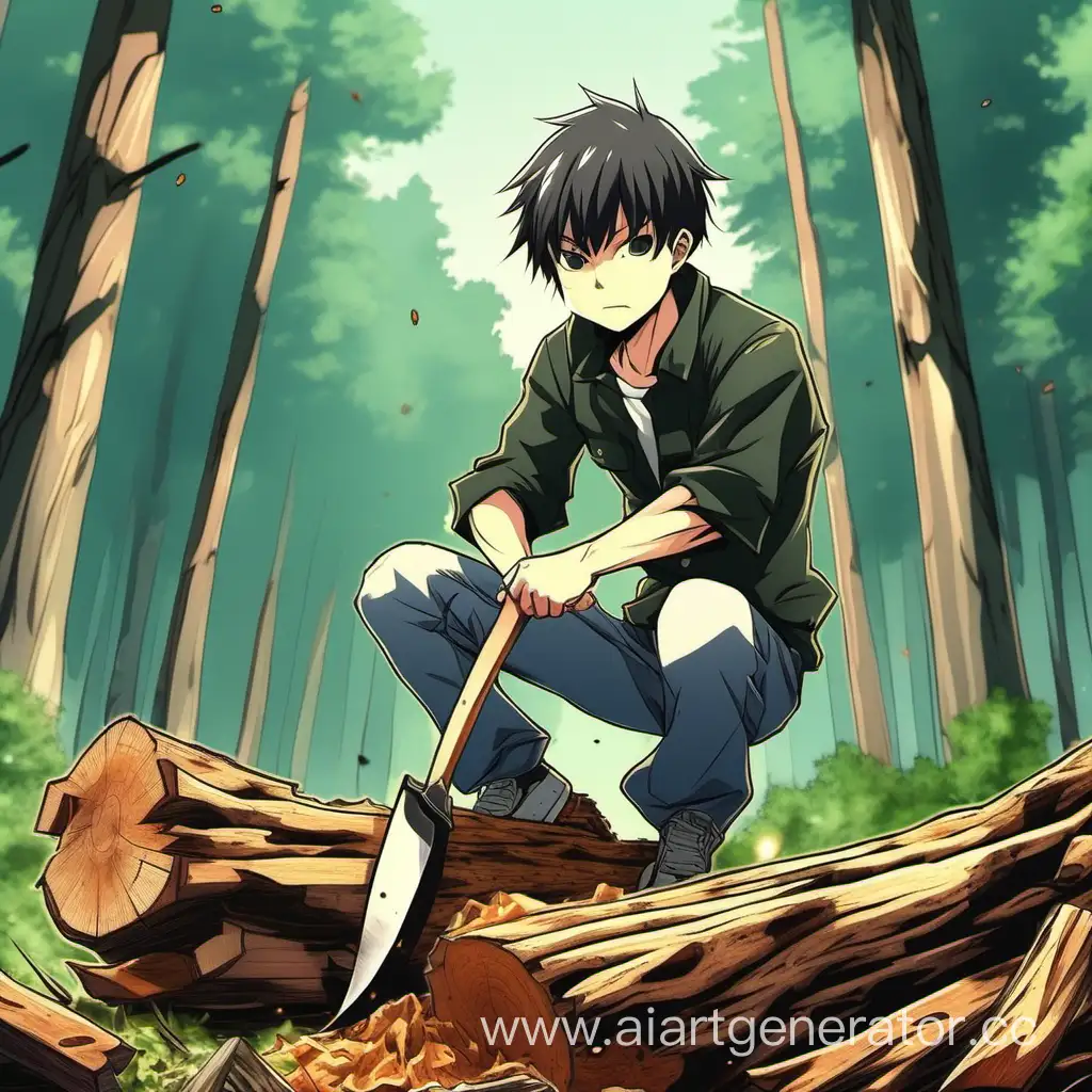 Anime-Character-Engages-in-Serene-WoodChopping-Meditation