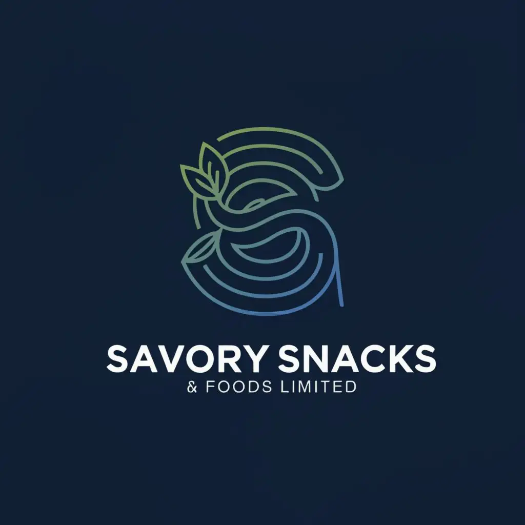 a logo design, with the text 'Savoury Snacks & Foods Limited', main symbol: Dark Blue background Add 'Est. 2024' in the logo. Keep slogan as 'Wellness In Every Bite', Moderate, clear background