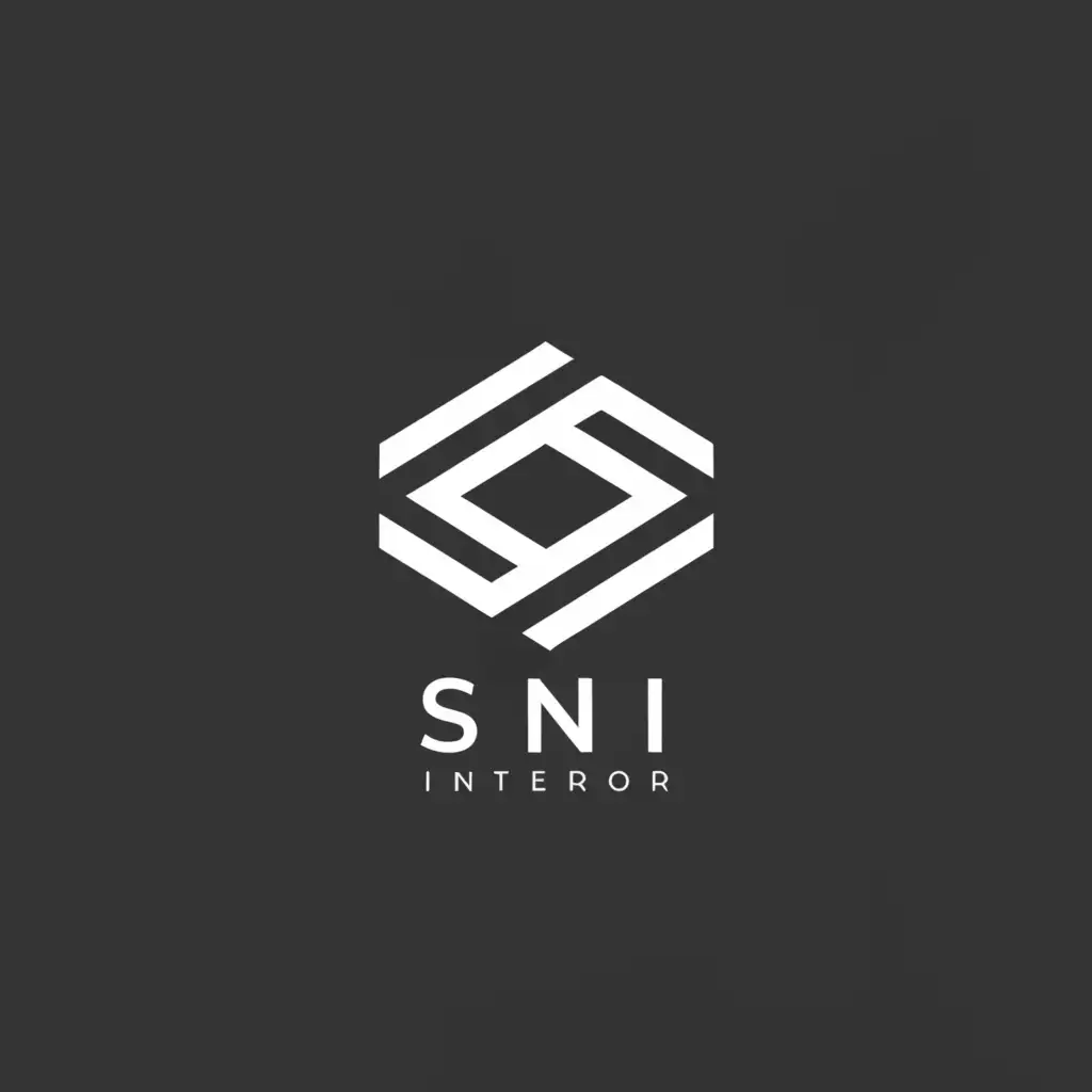 LOGO-Design-For-San-Niche-Interior-Minimalistic-SNI-Emblem-on-Clear-Background